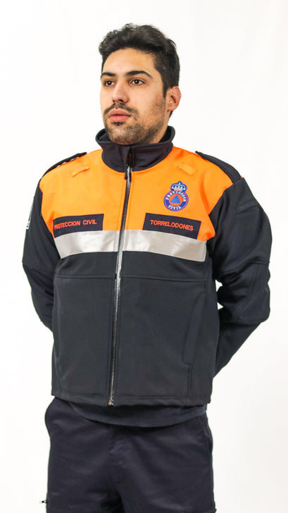 Cazadora Softshell Iberica Bicolor (Protección Civil)
