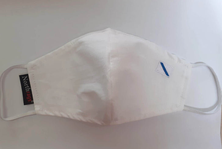 Pack 5 Mascarilla Blanca Bandera Galicia Lavable y Reutilizable 100% Algodón