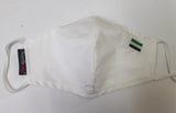 Mascarilla Blanca Bandera de Extremadura Lavable y Reutilizable 100% Algodón,Pack 5